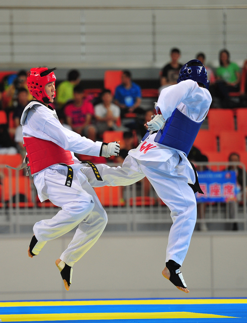 跆拳道选手的强拼能力，震撼全场的简单介绍