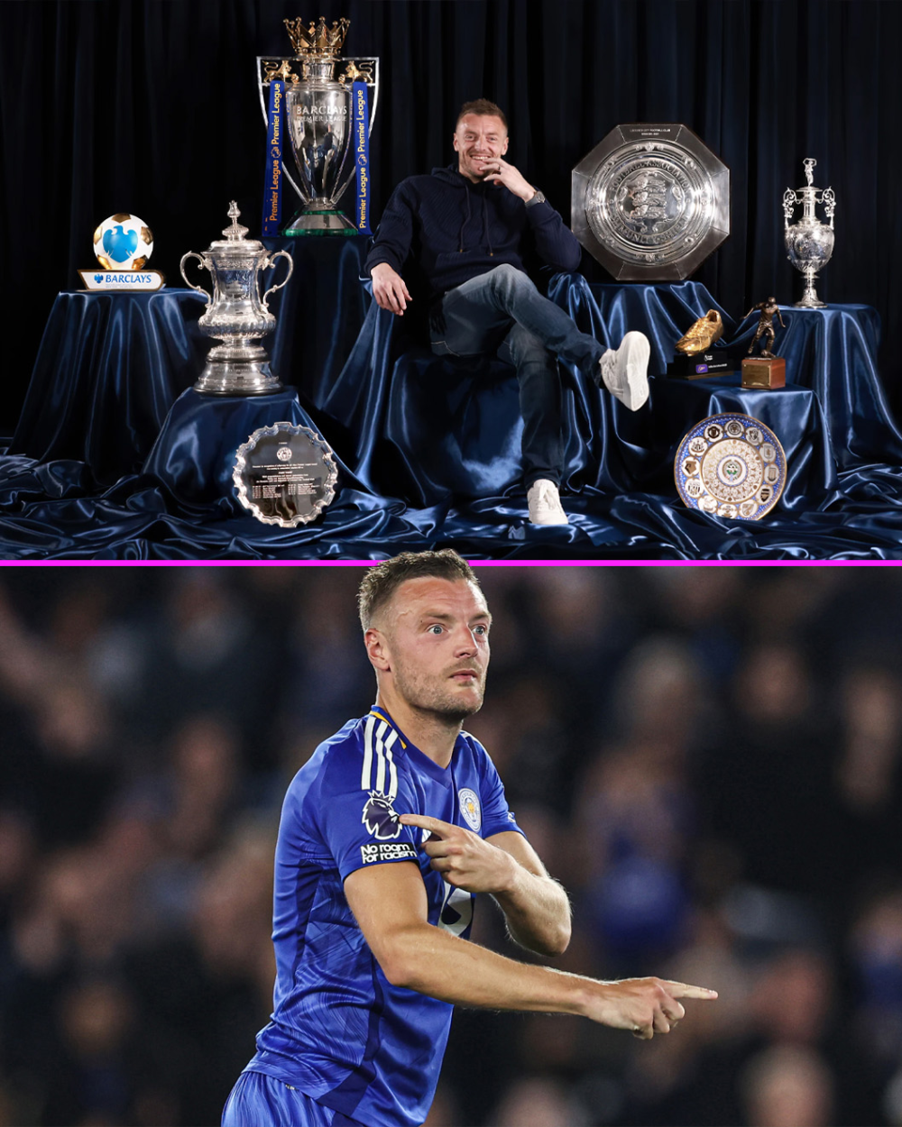 莱斯特城平斯图加特，瓦尔迪传射远射